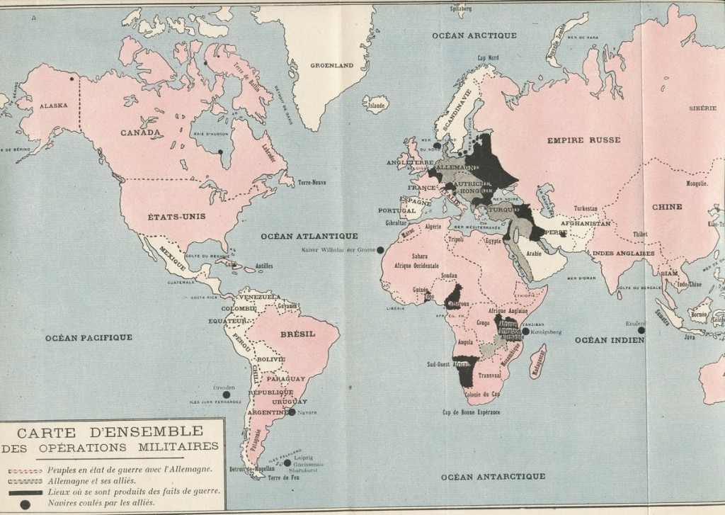 Opérations militaires 1914 1918 retaille